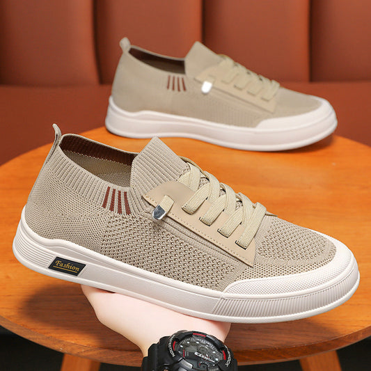 Zapatillas casuales de lona estilo coreano para hombre