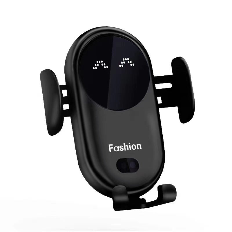 Soporte de teléfono para coche con cargador inalámbrico e inducción infrarroja