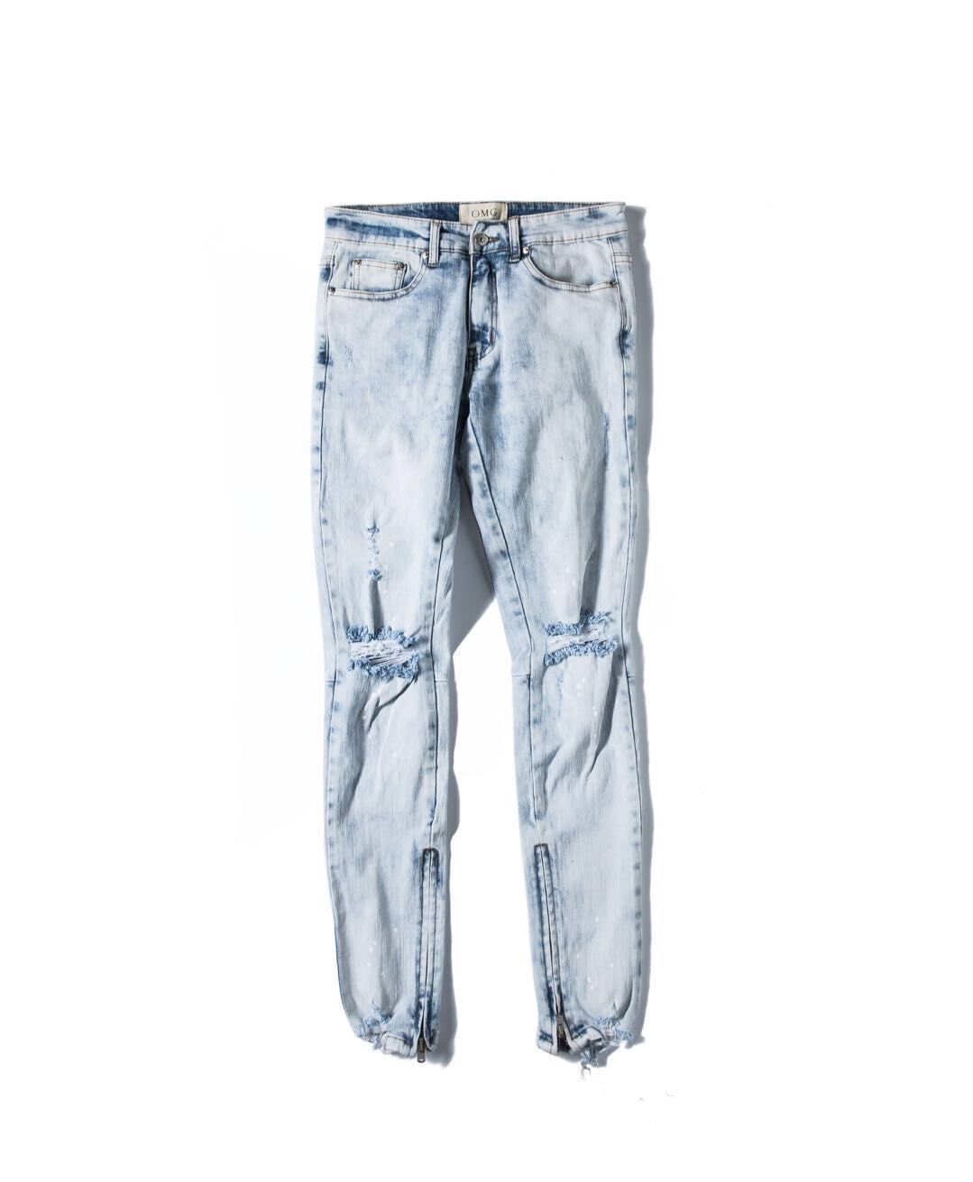 Jeans con cremallera