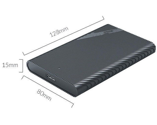 2521U3 Carcasa de disco duro móvil, SSD para portátil de 2,5 pulgadas, USB 3.0 externo