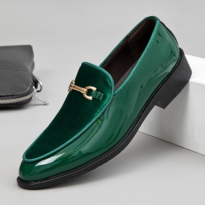 Zapatos de Charol Brillantes Ligeros Modernos Versátiles Casuales