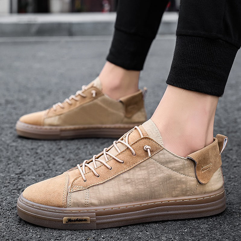 Zapatillas de lona altas para hombre