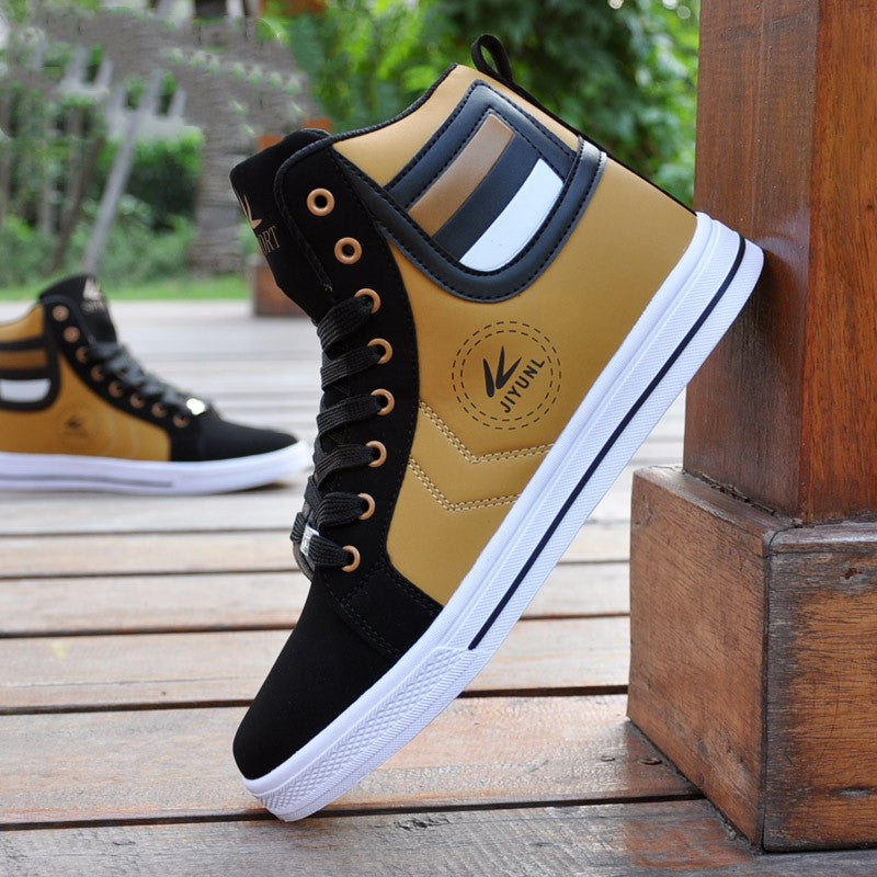 Zapatillas deportivas de hombre de caña alta, calzado masculino
