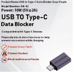 Adaptador USB macho a hembra tipo C para protección de datos en teléfonos portátiles