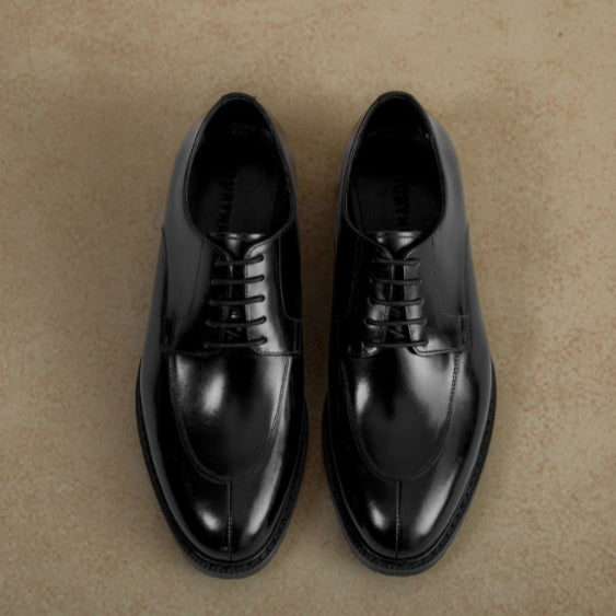 Tendencia de Zapatos de Vestir Formales de Negocios para Hombres de Tallas Grandes de Cuero