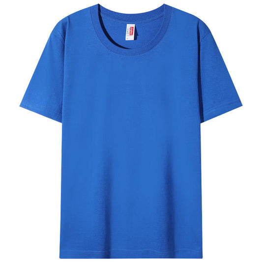 Custom Made Washed Pure Cotton Crew Neck Shortsleeve Shirt