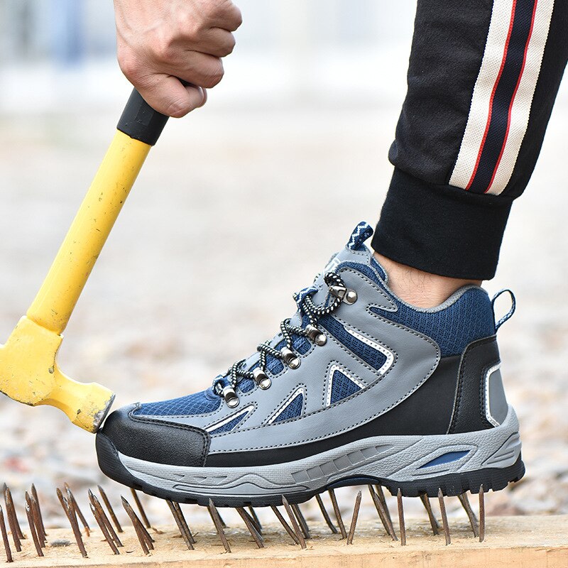 Anti-smash and anti-stab safety shoes