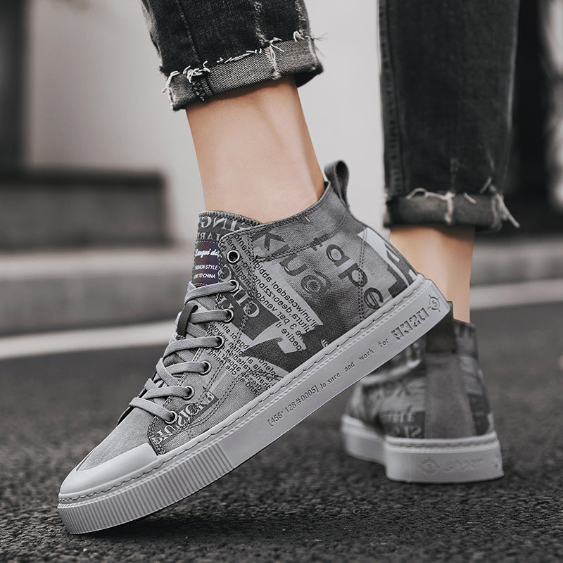 Zapatillas altas de lona