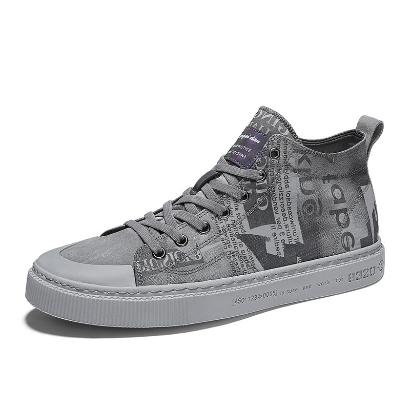 Zapatillas altas de lona