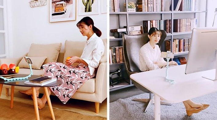 Soporte perezoso para teléfono móvil, gusano, soporte flexible con ventosa para teléfono para pared del hogar, escritorio, bicicleta
