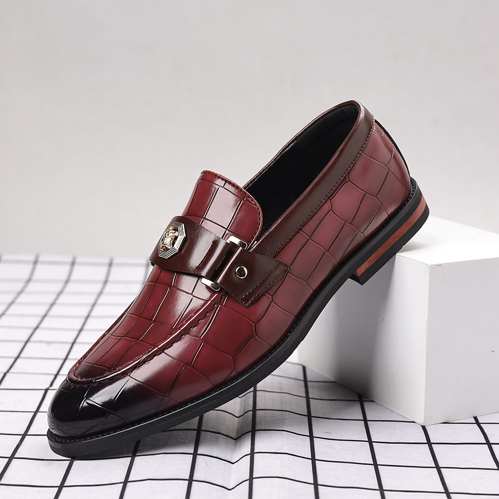 Mocasines casuales a cuadros de tallas grandes para hombre
