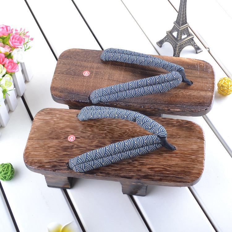 Zuecos Geta Kimono Japonés para Hombre Banco