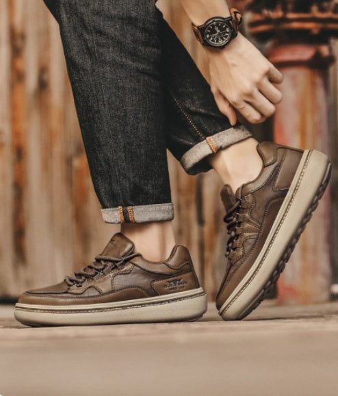 Zapatillas casual de cuero sintético para hombre