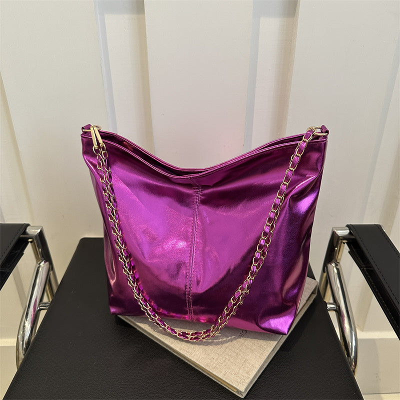 Bolso de gran capacidad con textura de alta gama para mujer