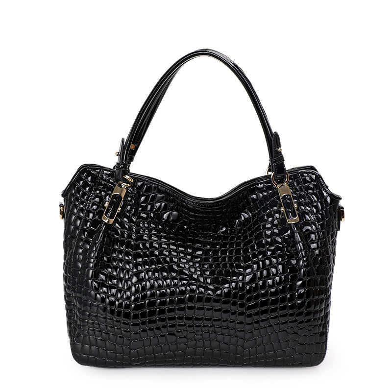Womens Large Genuine Leather Casual Tote Bag