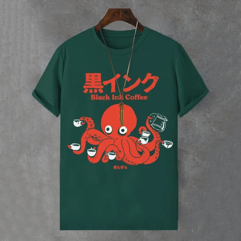 Men's 3D Printed T-Shirt Fashionable Short-Sleeve Top