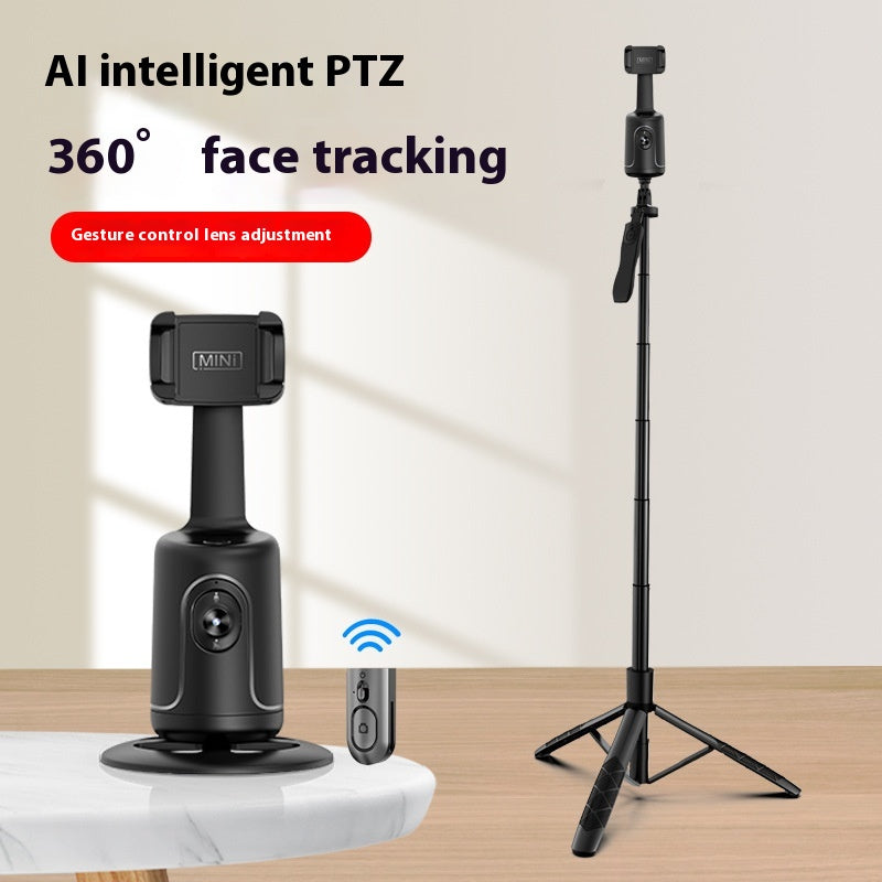 Gimbal de seguimiento facial automático 360 AI, soporte automático inteligente para teléfono con seguimiento facial para videos de smartphone, vlog, estabilizador de trípode en vivo