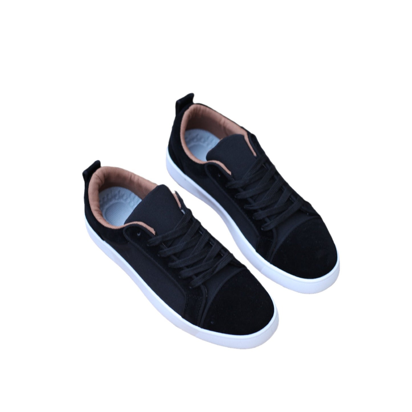 Zapatillas deportivas de lona transpirables para hombre, fondo rojo
