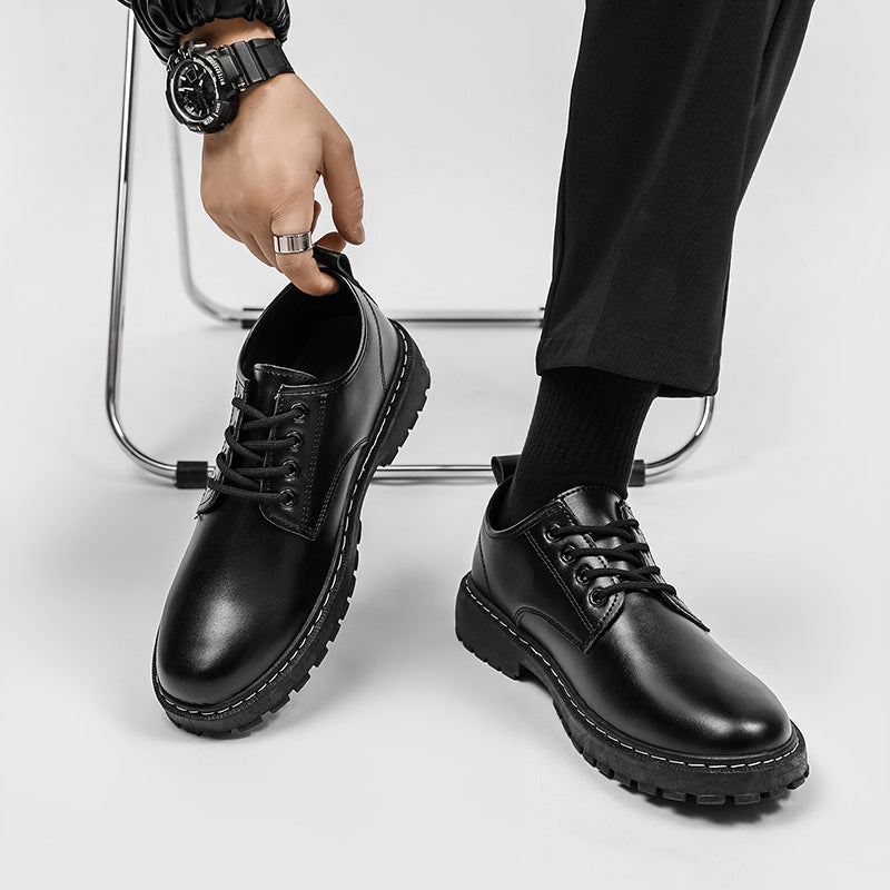 Botas bajas casuales impermeables estilo Dr. Martens para hombre