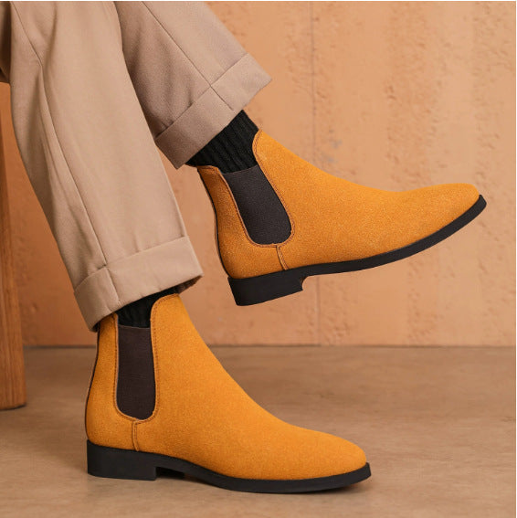 British Casual Stretch Lace-up Men's Shoes