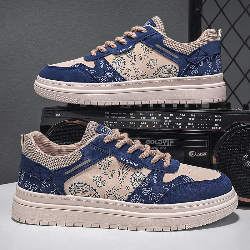 Nuevos Zapatos Paisley de Moda Versátiles, Zapatillas Bajas de Lona para Primavera