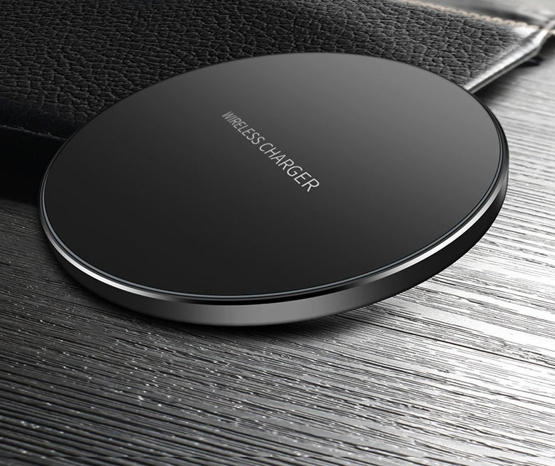 Cargador inalámbrico para iPhone, almohadilla de carga inalámbrica rápida para Samsung de alta velocidad