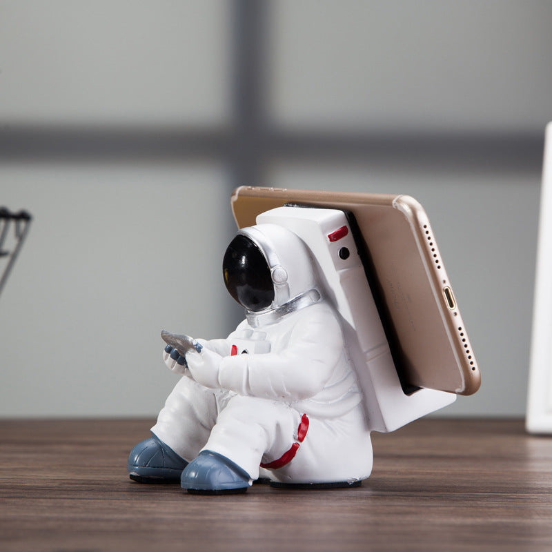 Soporte Sencillo para Teléfono Móvil Astronauta, Soporte de Escritorio para Estudiantes, Lindo Astronauta, Soporte para Celular, Regalo Creativo, Pequeña Decoración de Escritorio