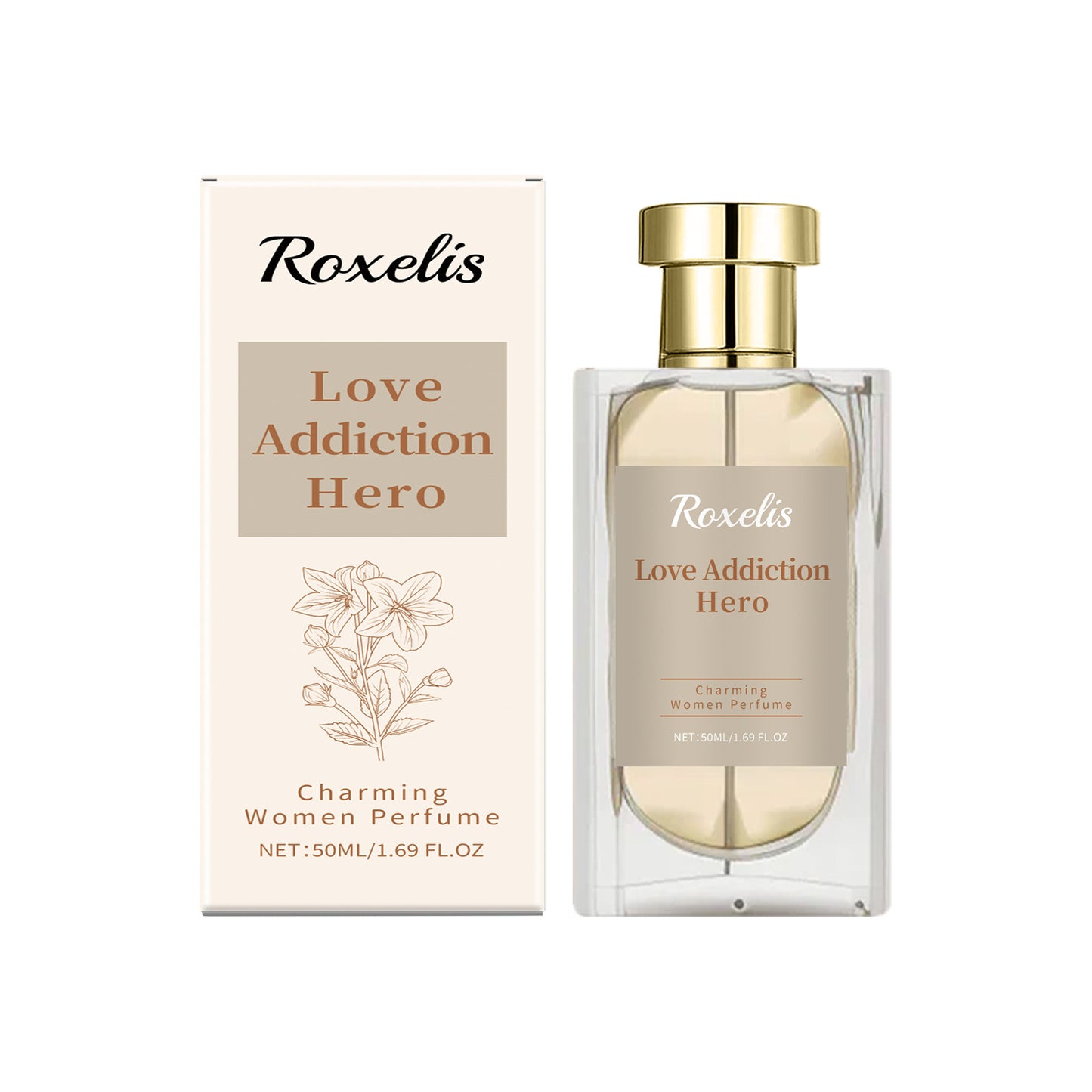 Perfume de mujer con aroma a flor de campanilla, fragancia suave y duradera