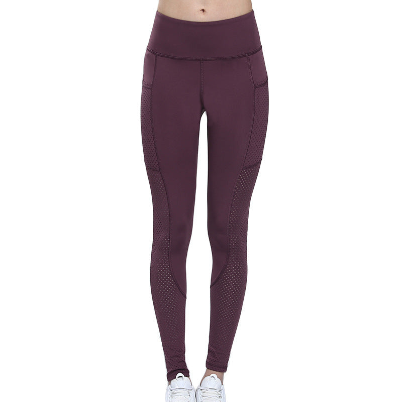 Pantalones de yoga y fitness sin costuras, con control de abdomen y efecto segunda piel