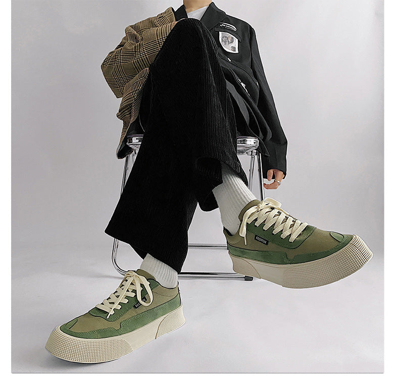 Zapatillas de plataforma bajas informales transpirables cómodas para estudiantes