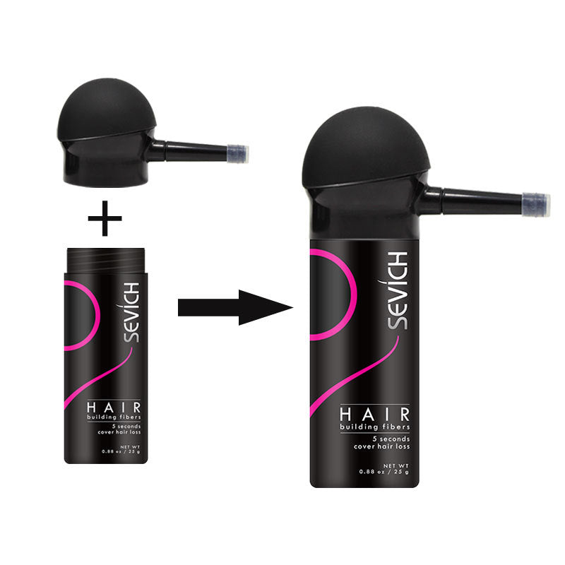 Aplicador en aerosol de fibra capilar de queratina, aplicador de fibra capilar en aerosol, boquilla rociadora para la caída del cabello, extensiones