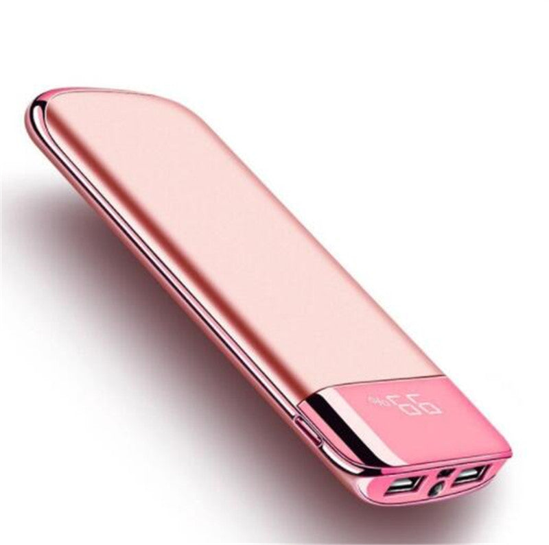 Portable with LCD display charging treasure