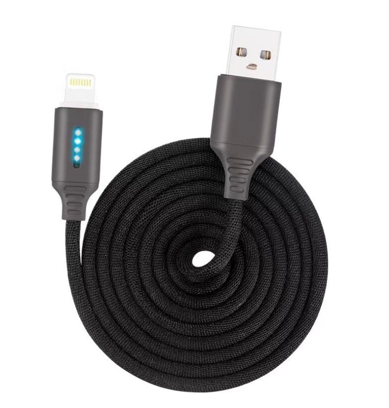 Cable de carga rápida con tejido de tela
