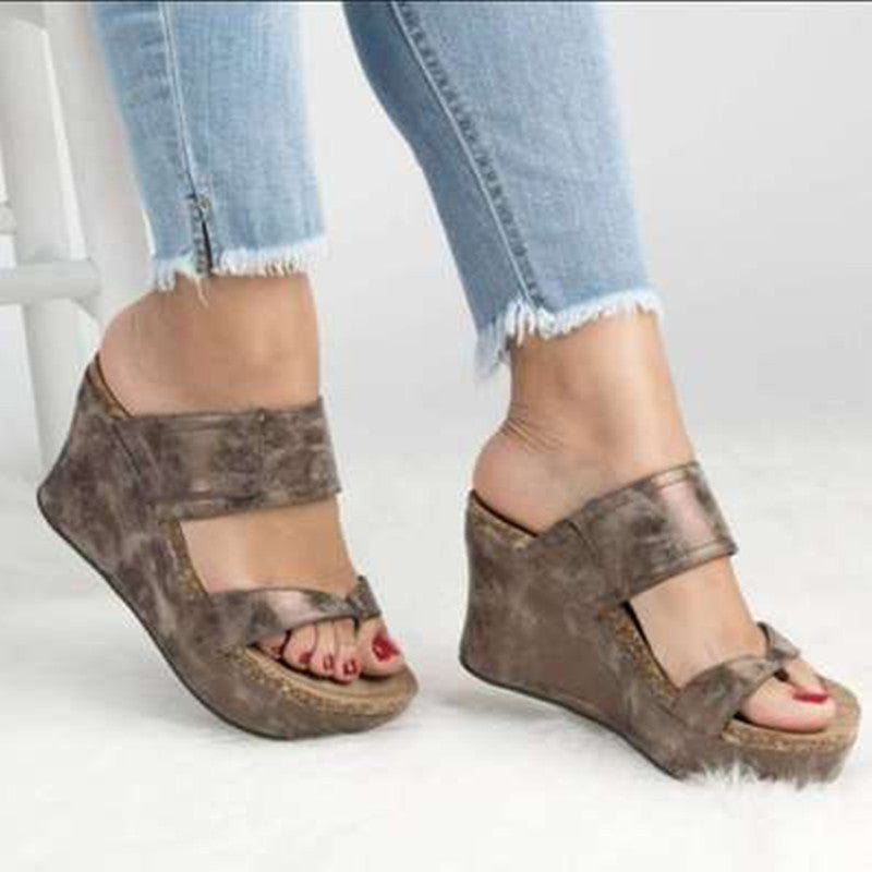 Sandalias de cuña