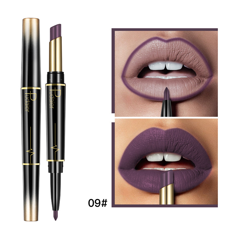 Delineador de labios doble