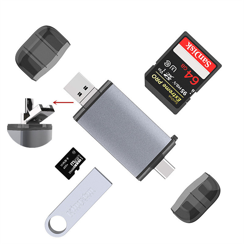 Lector de Tarjetas Multi-Función Universal para Ordenador y Teléfono Móvil