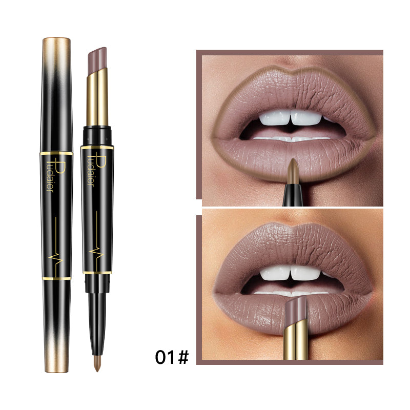 Delineador de labios doble