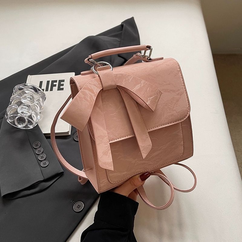 Mochila Con Lazo Para Mujer Diseño Moderno Y A La Moda