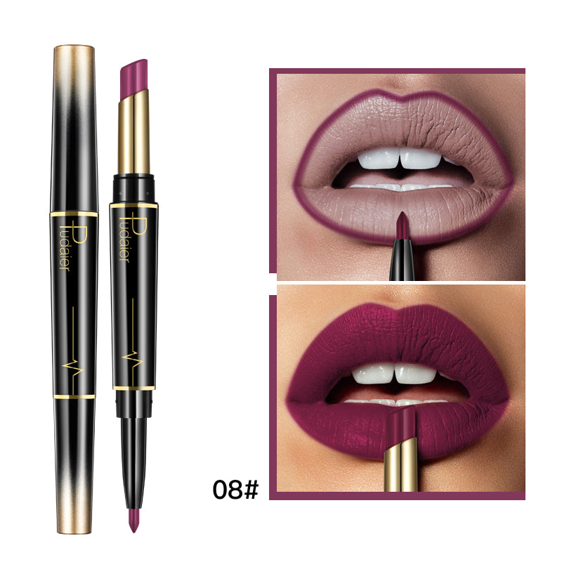 Delineador de labios doble