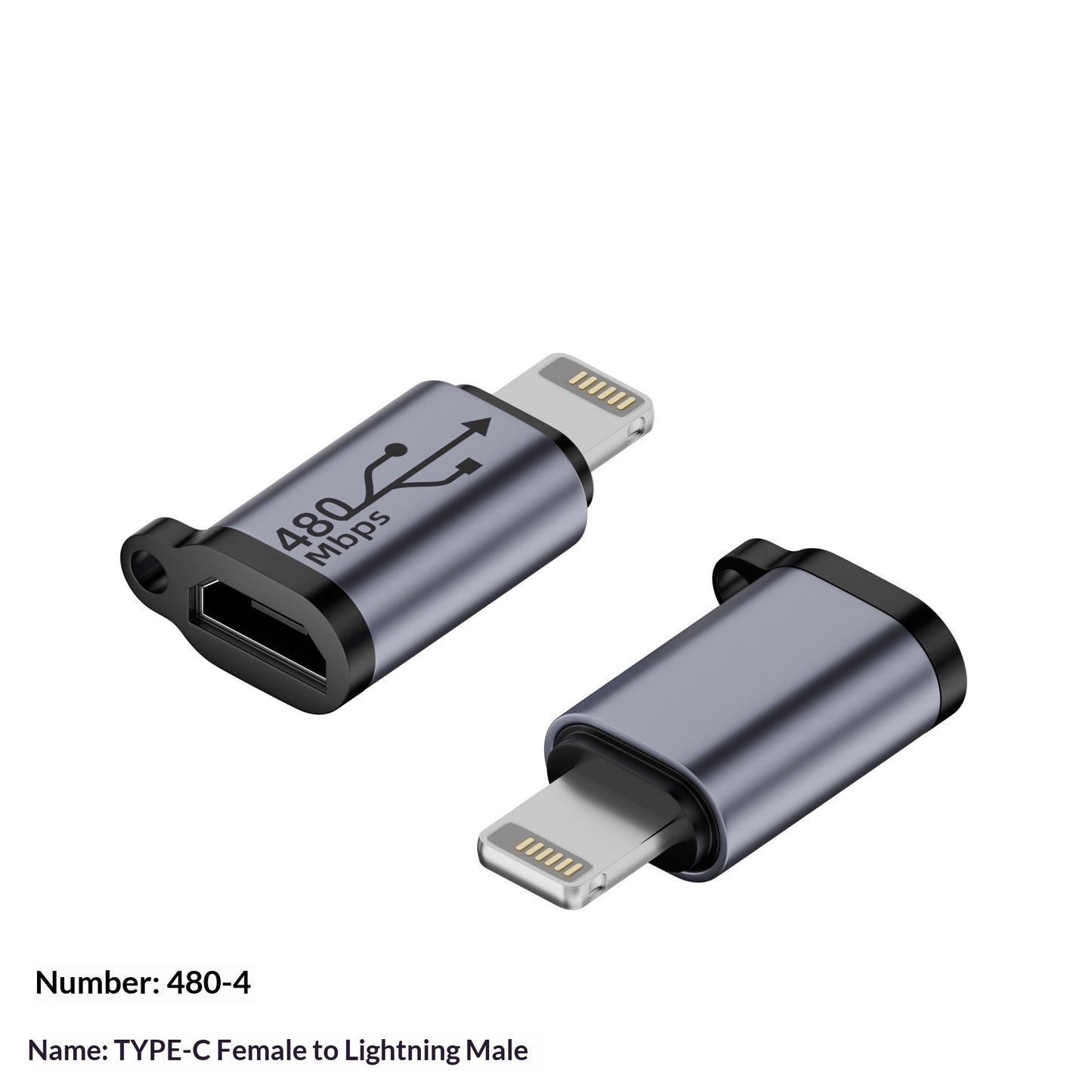 Adaptador USB a mini V3 a cable de carga tipo C Adaptador T-port micro