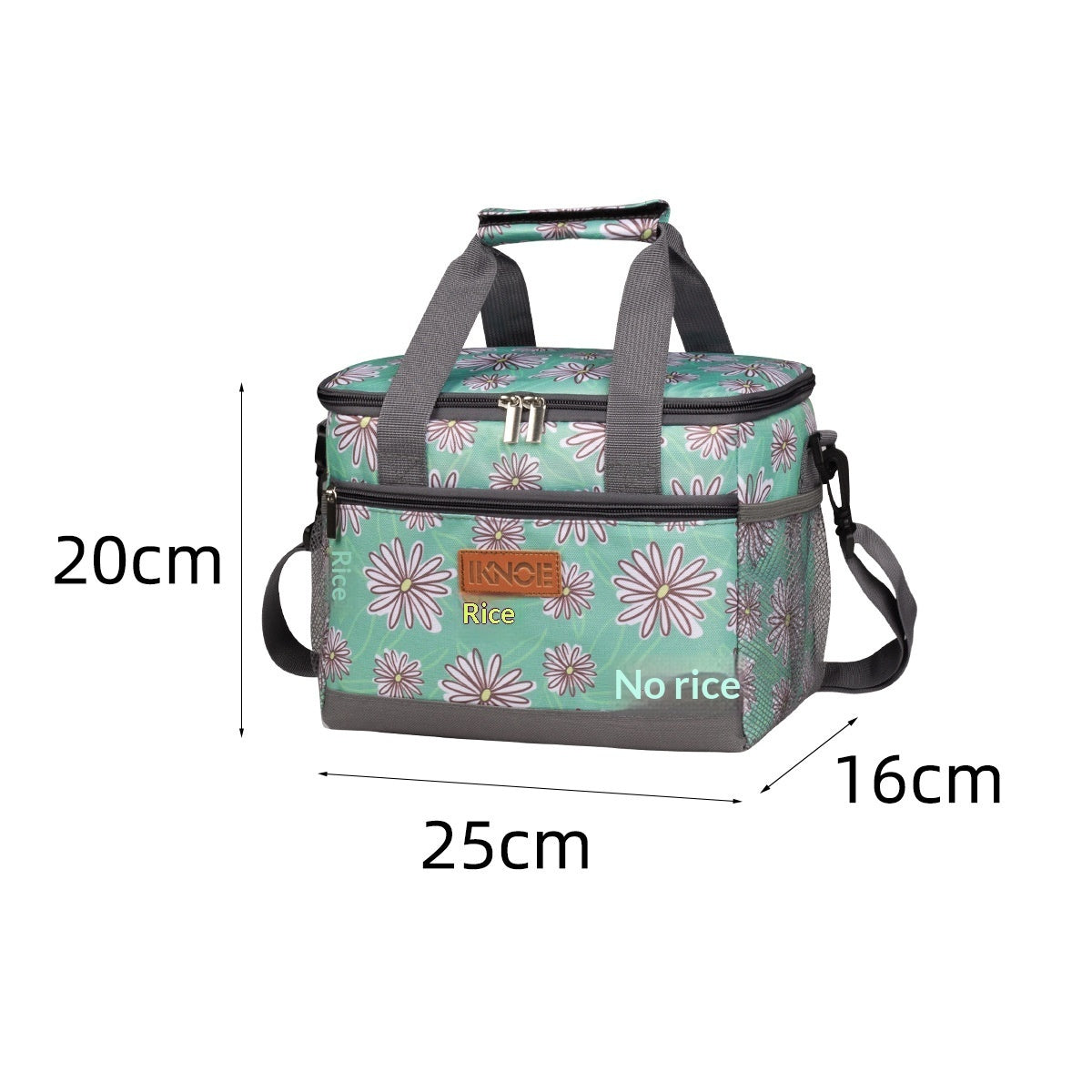 Bolsa Isotérmica Portátil para Exteriores Plegable Hecha de Tela Oxford Engrosada con Aislamiento a Prueba de Fugas