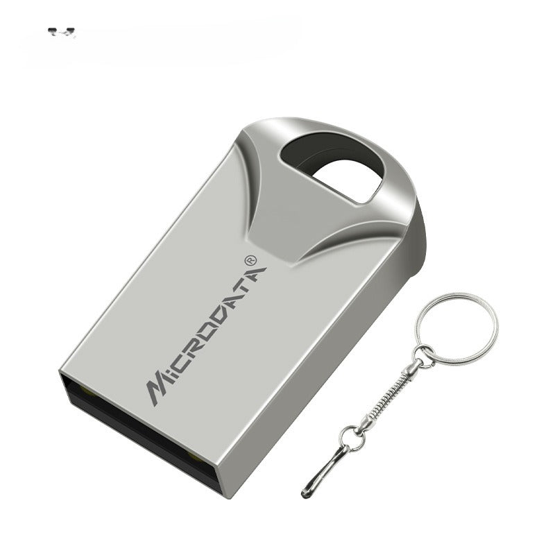 Disco de almacenamiento USB de coche, velocidad de creatividad metálica