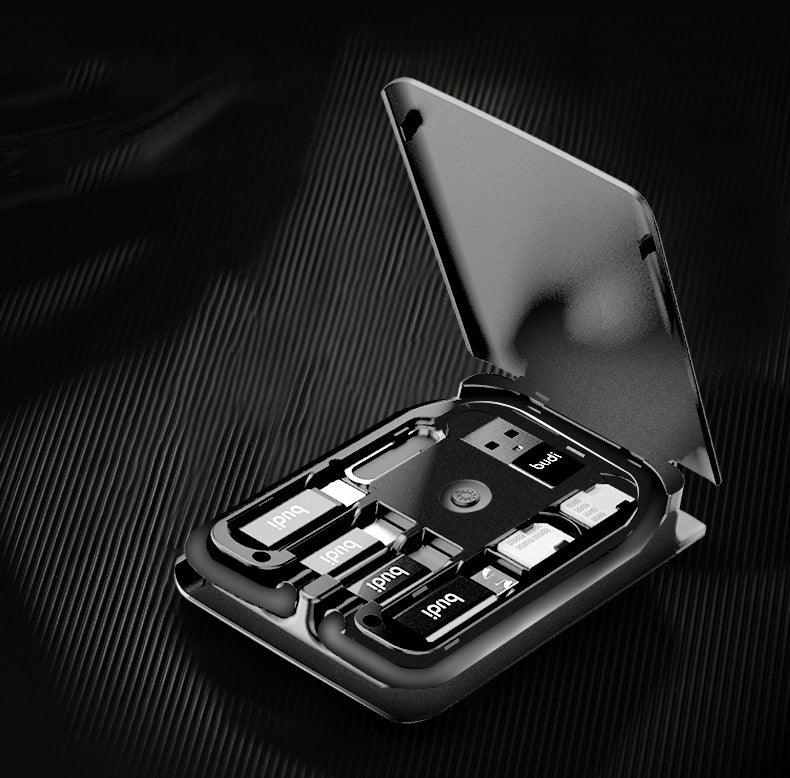 Compatible con Apple, paquete de tarjetas con cabezal de conversión de línea de datos multifunción