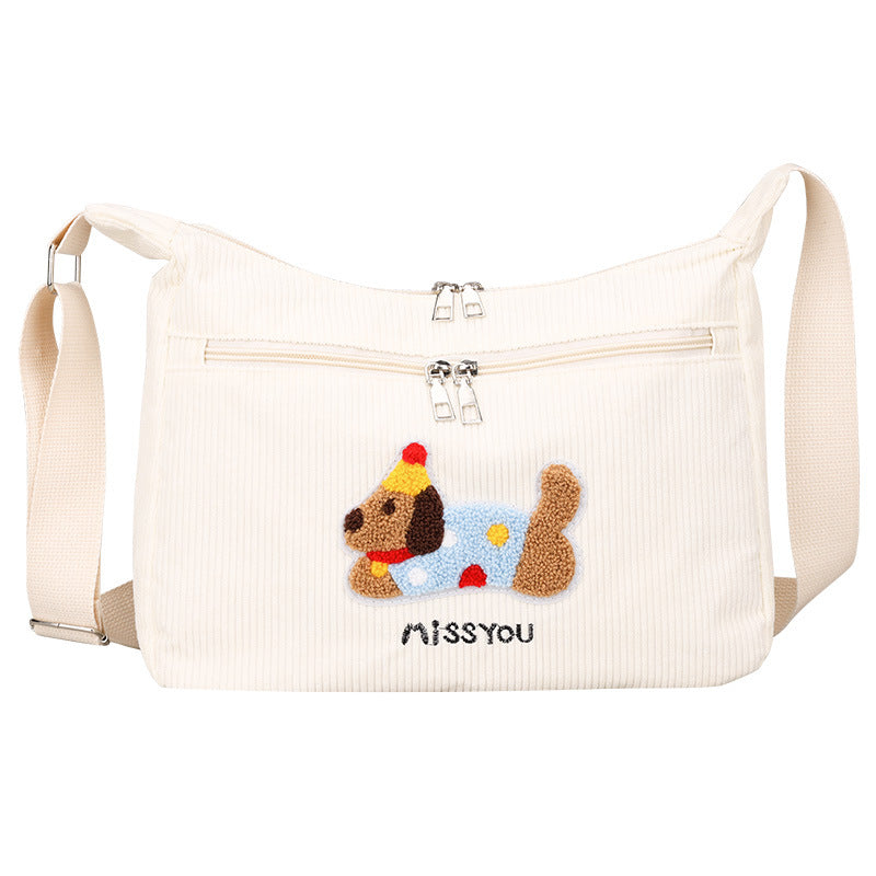 Retro Commuter Tote With A Single Shoulder Strap Spacious Bag For Women