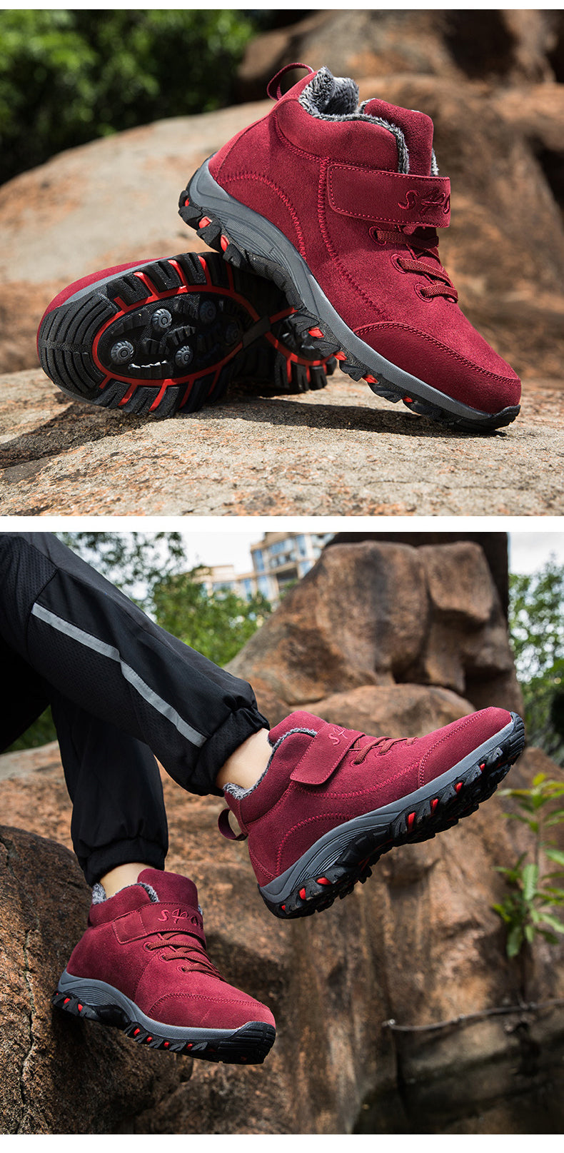 Zapatillas deportivas de algodón para ocio para personas de mediana edad y mayores