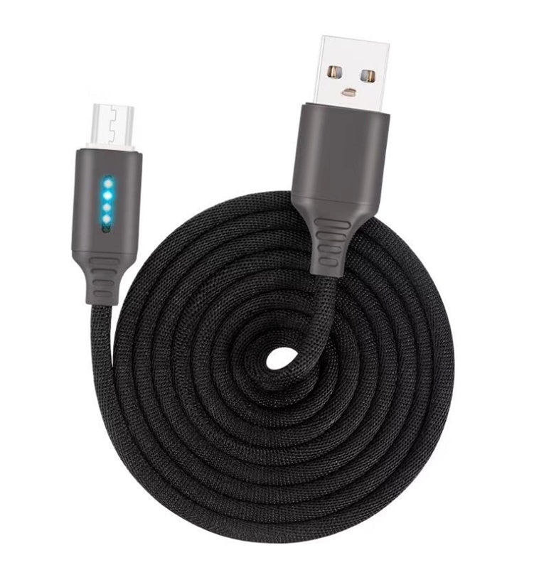 Cable de carga rápida con tejido de tela