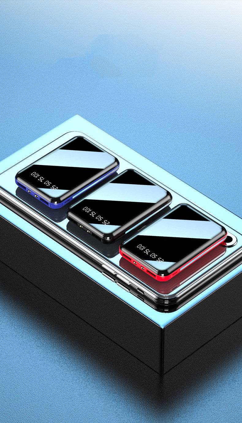 Batería externa de 20000 mAh con espejo de 3 secciones