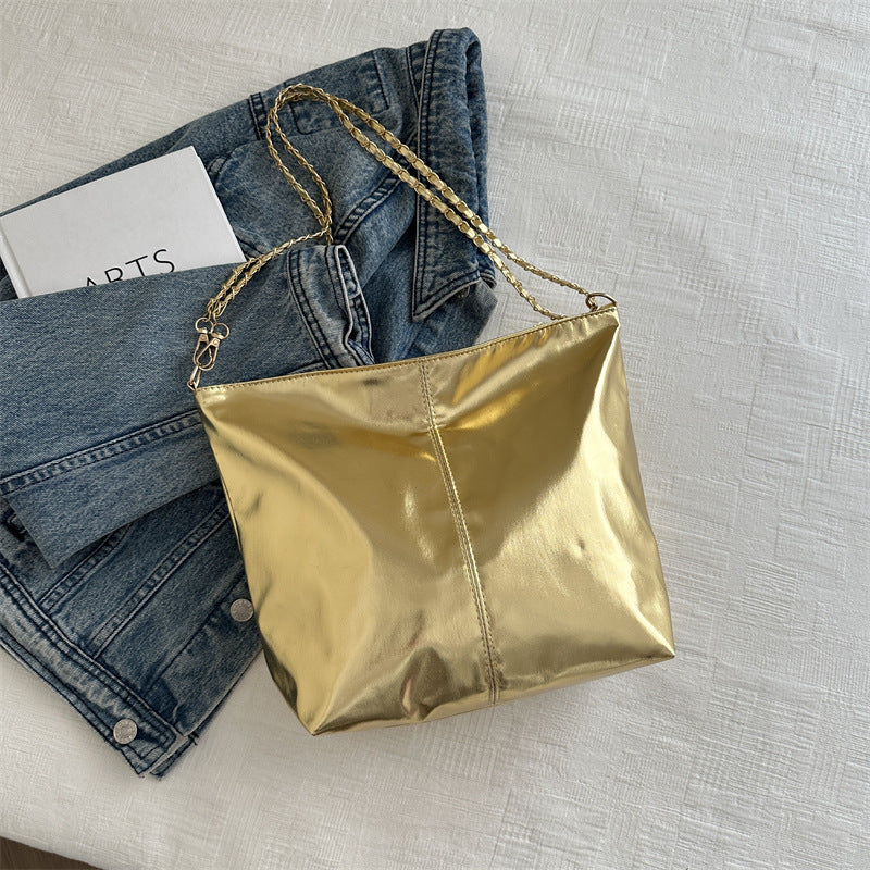 Bolso de gran capacidad con textura de alta gama para mujer