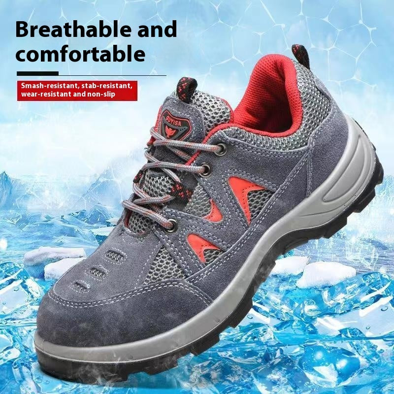 Zapatos de protección de seguridad con suela sólida para hombre Four Seasons