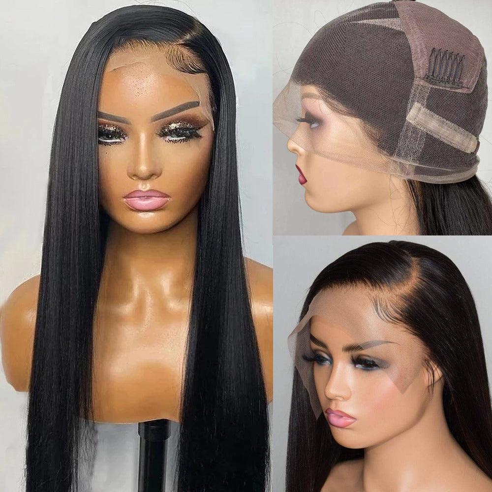 Cobertura de encaje completa con pelo natural